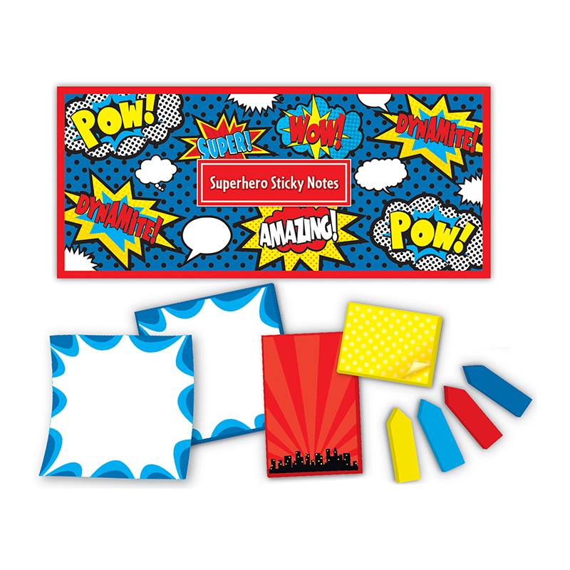 Superhero Sticky Notes