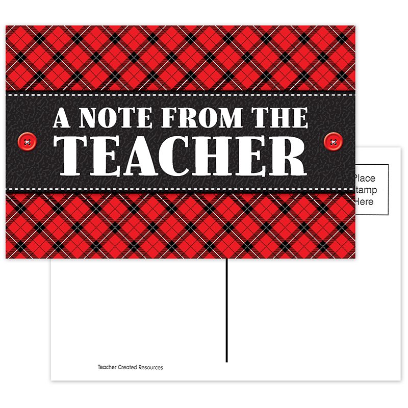 Plaid A Note From The Teacher