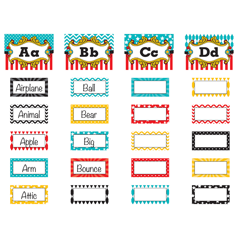 Carnival Alphabet Word Wall Bb Set