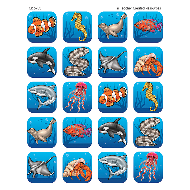 Ocean Life Stickers 120 Stks
