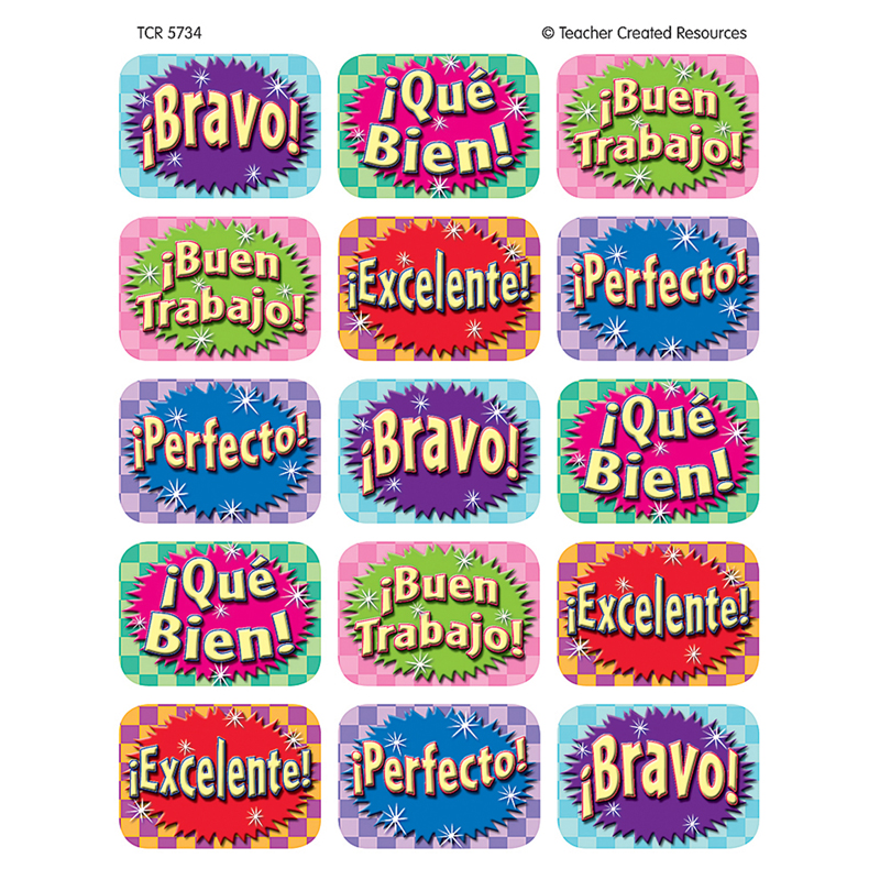 Good Work Spanish 90 Jumbo Stickers