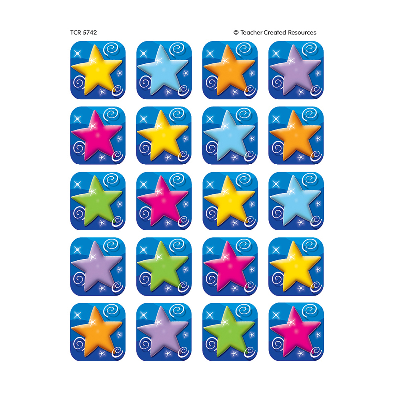 Colorful Stars Stickers 120 Stks