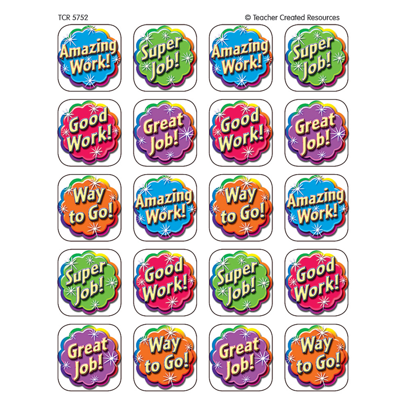 Good Work Stickers 120 Stks