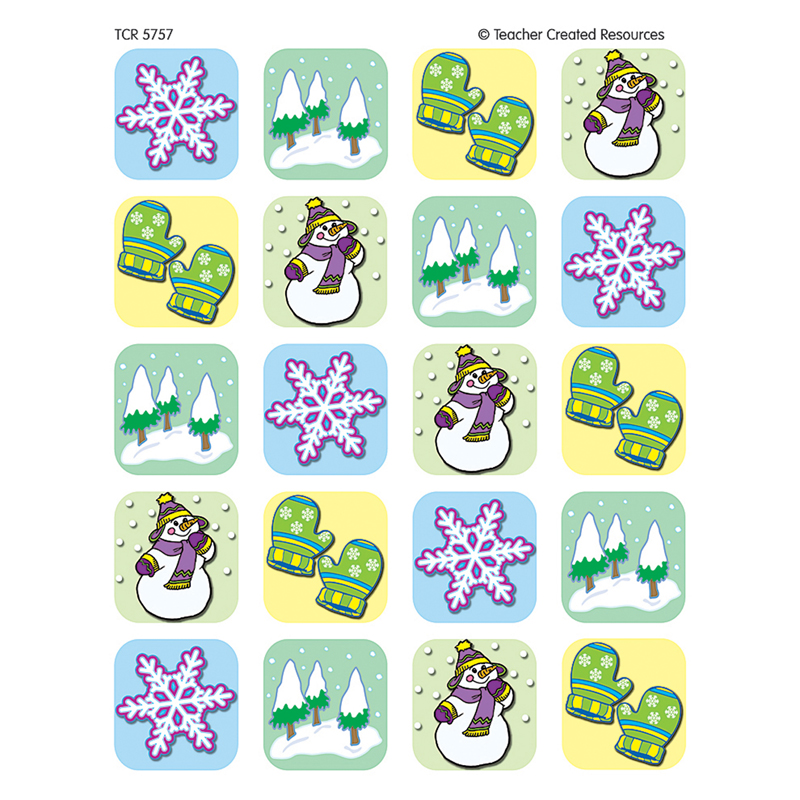 Winter Season Stickers 120 Stks
