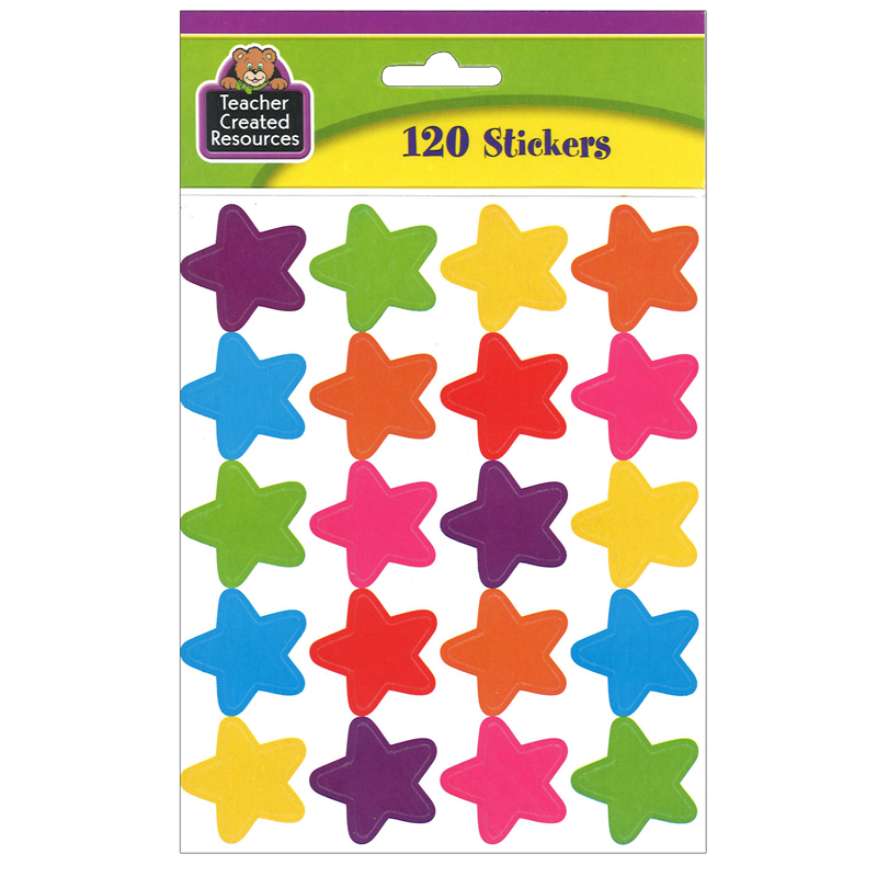 Bright Stars Stickers Die Cut Star