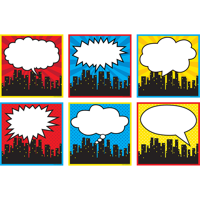 Superhero Cityscape Large Accents