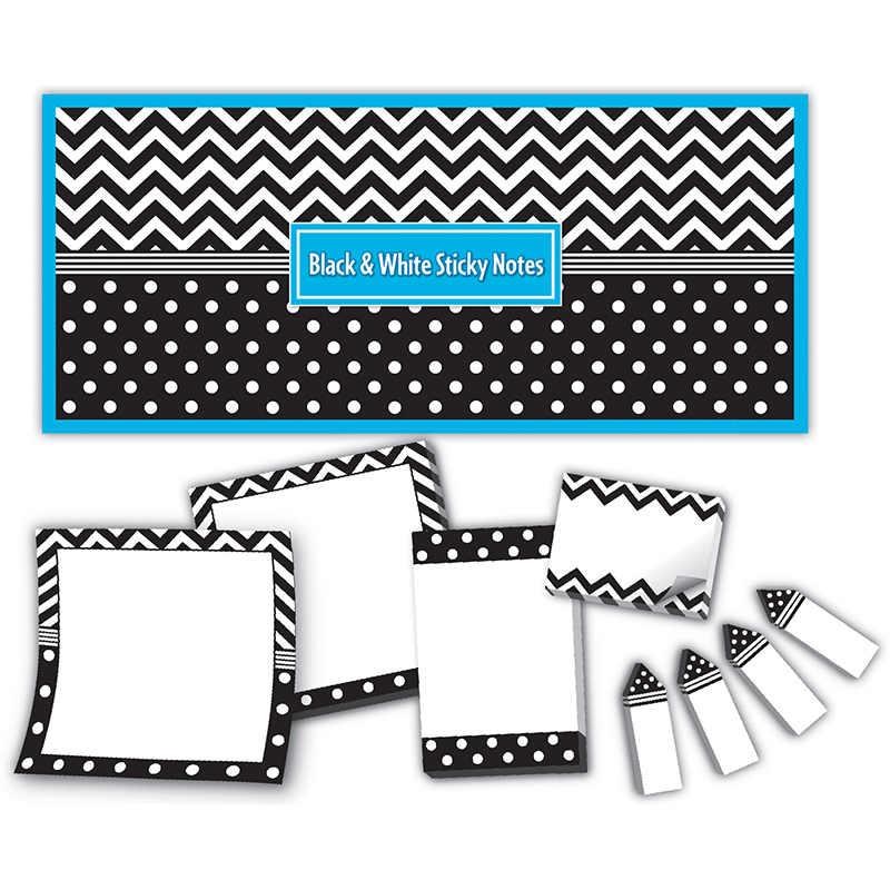 Black & White Sticky Notes