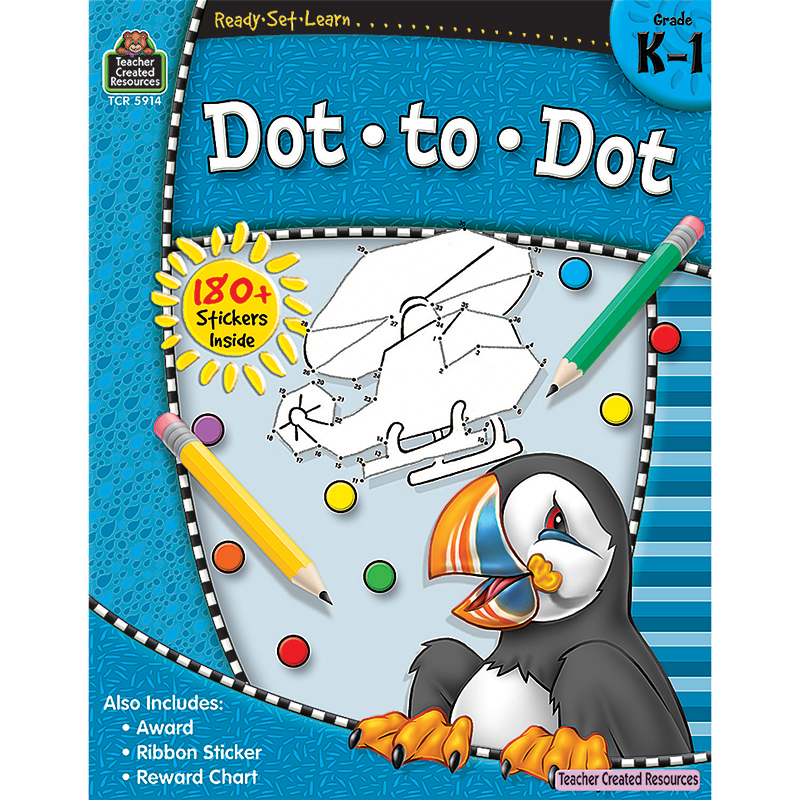 Ready Set Learn Dot To Dot Gr K-1