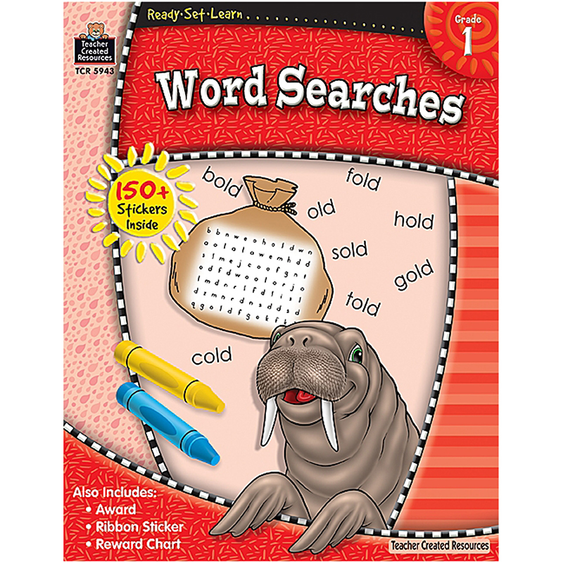 Ready Set Learn Word Searches Gr 1