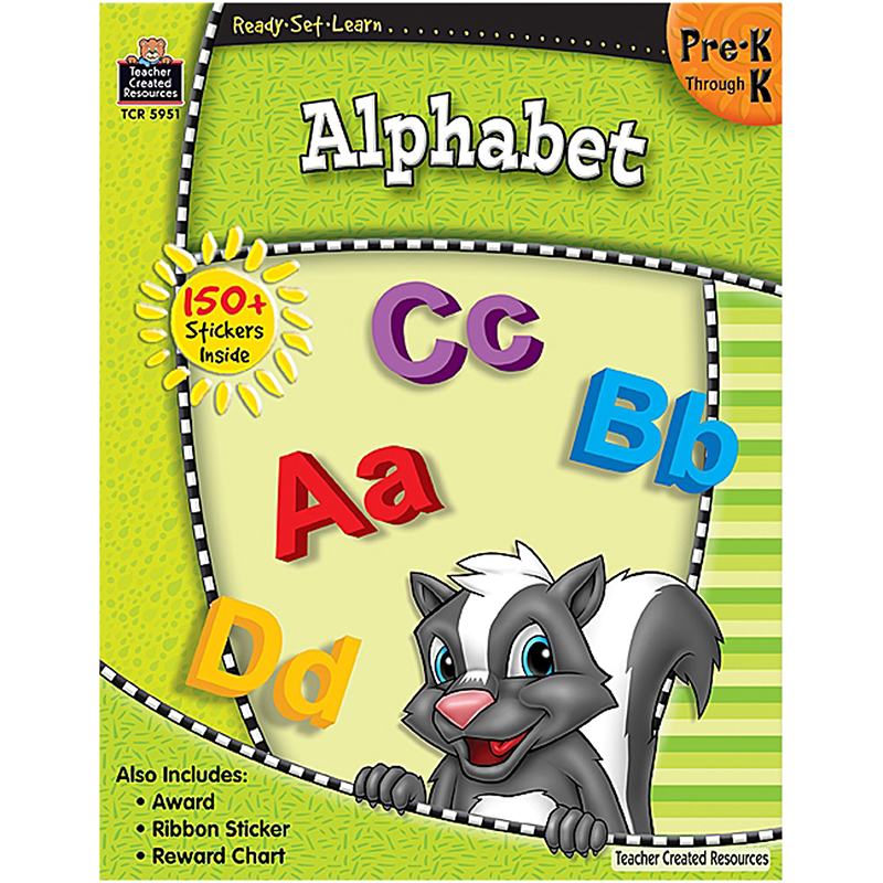 Ready Set Learn Alphabet Gr Pk-K