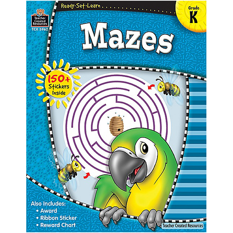 Ready Set Learn Mazes Kindergarten