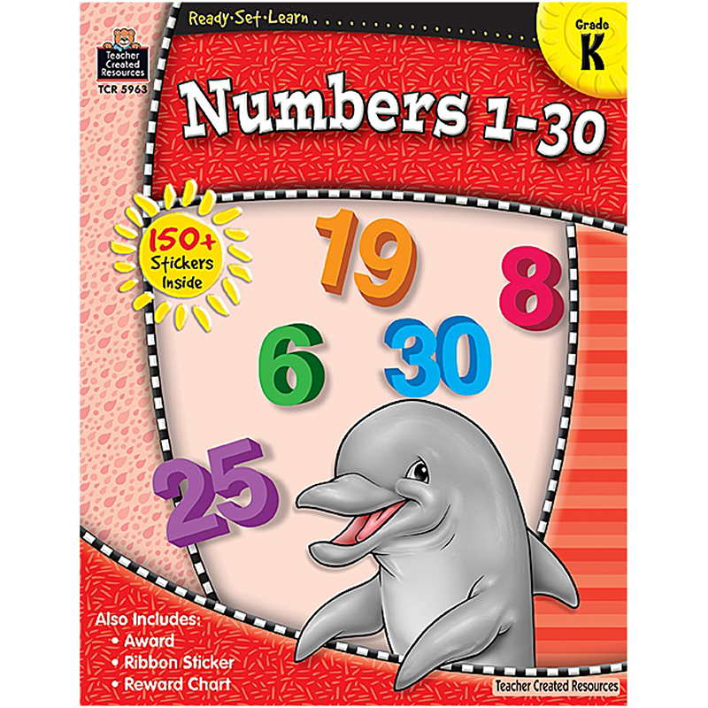 Redy Set Learn Numbers 1-30 Gr K