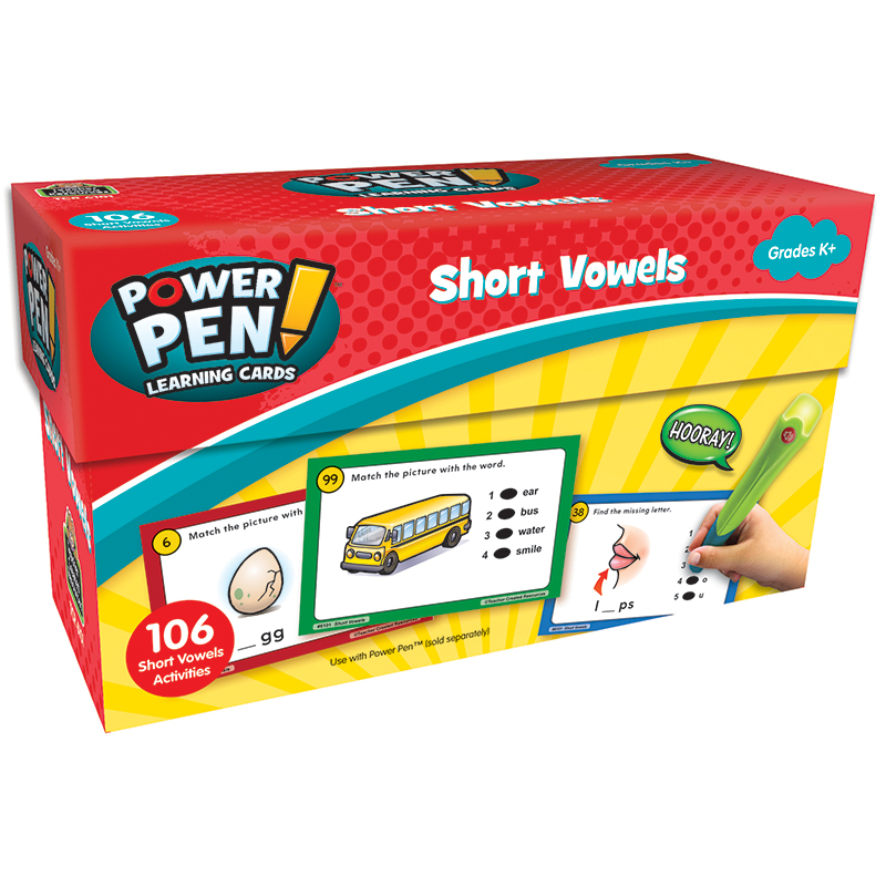Power Pen Learning Cards Short