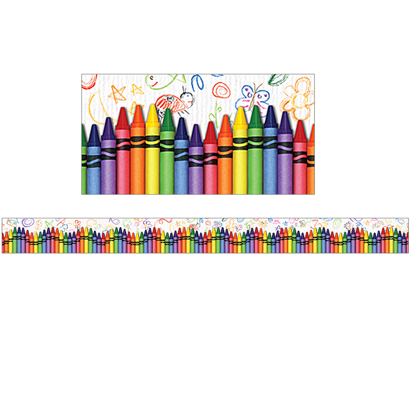 Crayons Border Trim