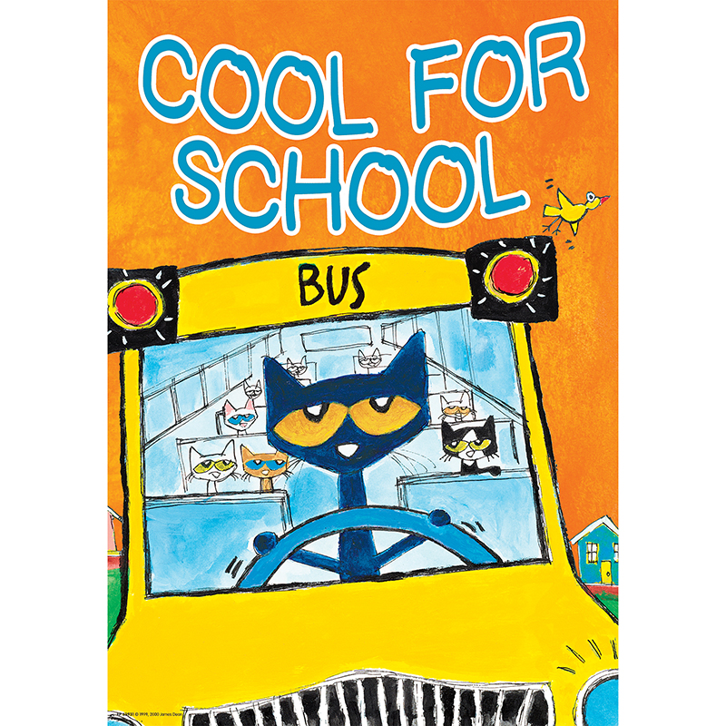 Pete The Cat Cool For School Poster