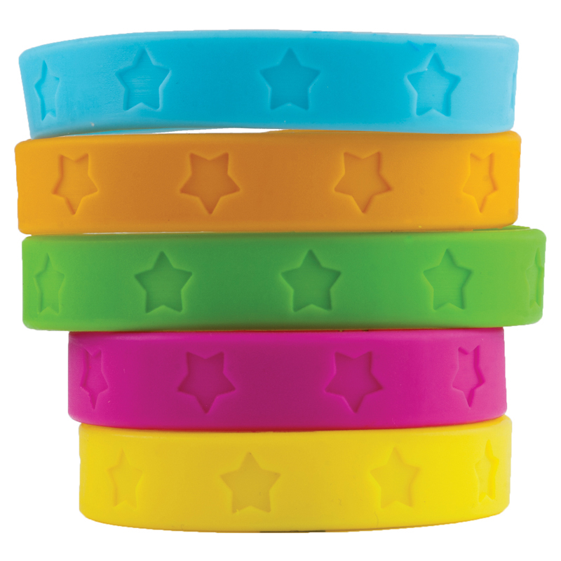 Stars Wristbands 10/Pk