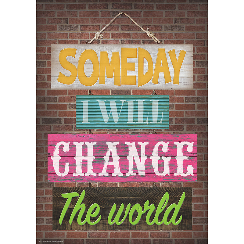Change The World Positive Poster