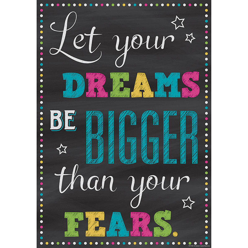 Let Your Dreams Positive Poster