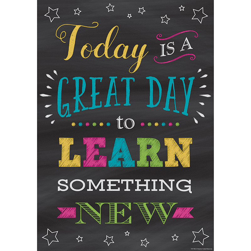 Great Day To Learn Positive Poster