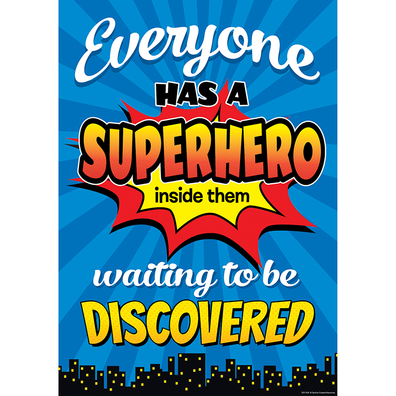 Superhero Inside Poster