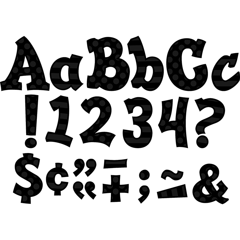 Black 5in Sassy Font
