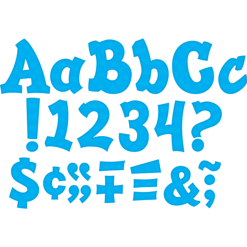 Blue 5in Sassy Font