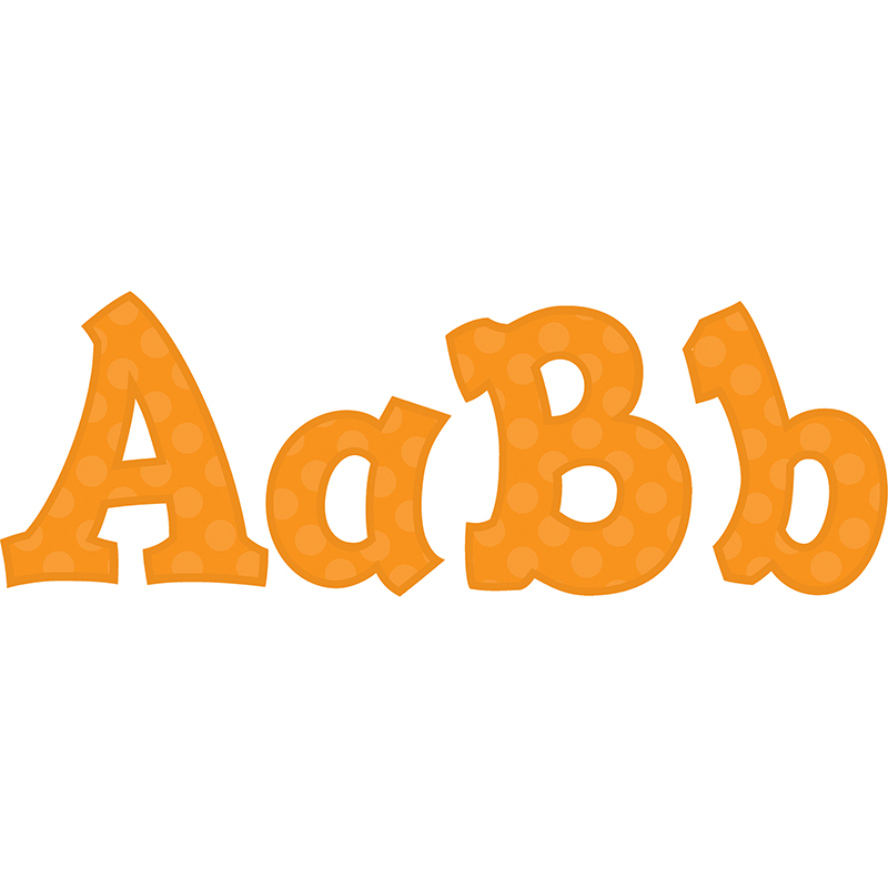 Orange 5in Sassy Font