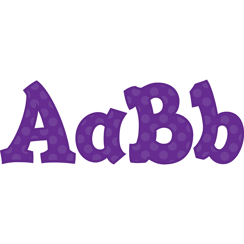 Purple 5in Sassy Font