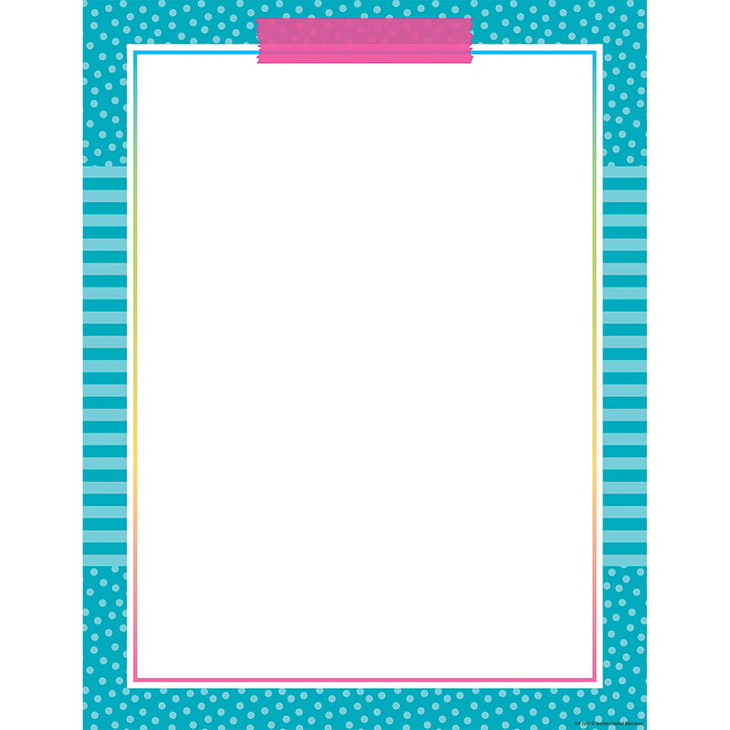 Colorful Vibes Blank Charts
