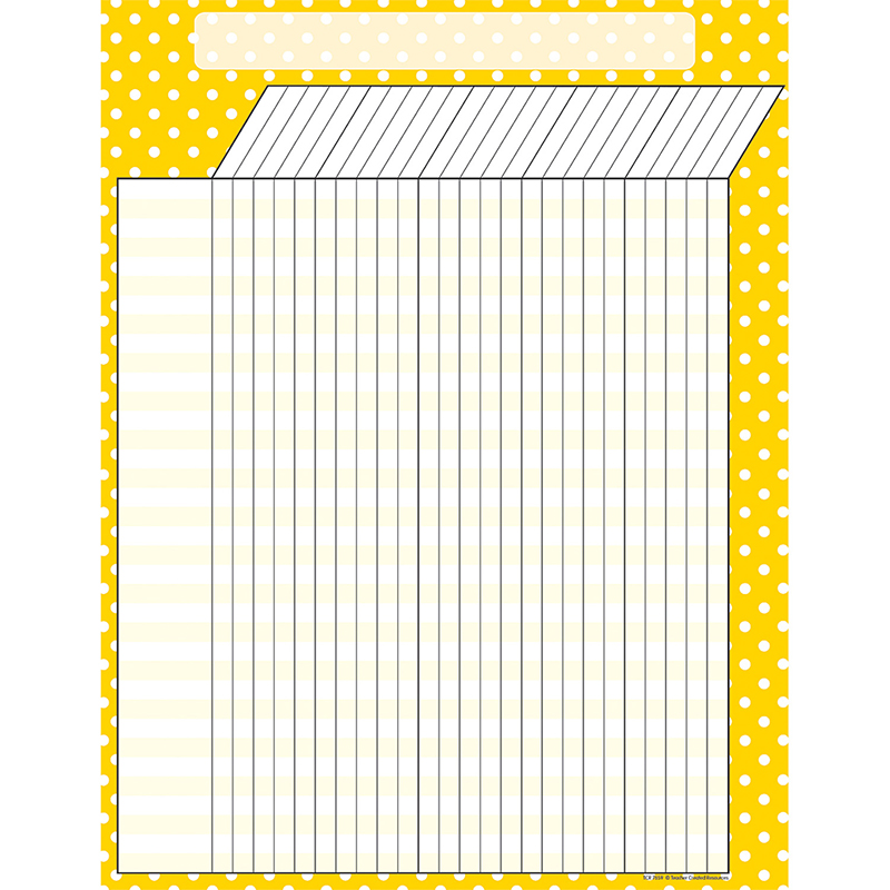 Yellow Polka Dots Incentive Chart