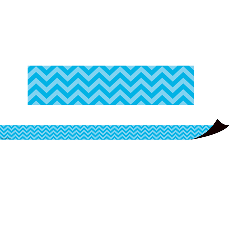 Magnetic Borders Aqua Chevron