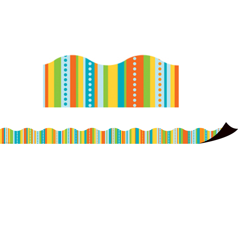 Magnetic Borders Zany Stripes
