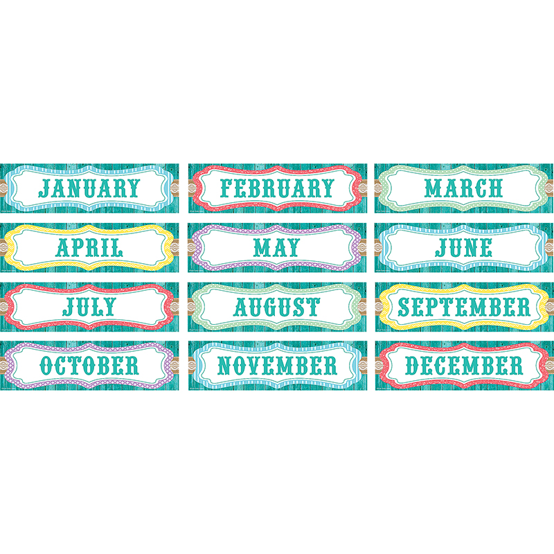 Shabby Chic Monthly Headliners