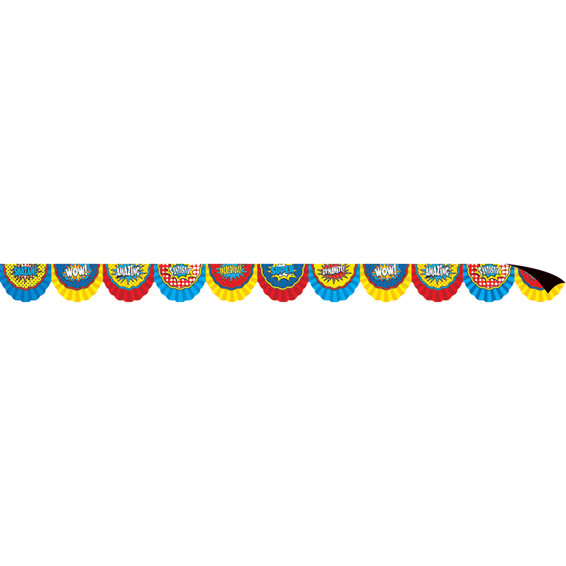 Superhero Bunting Magnetic Border