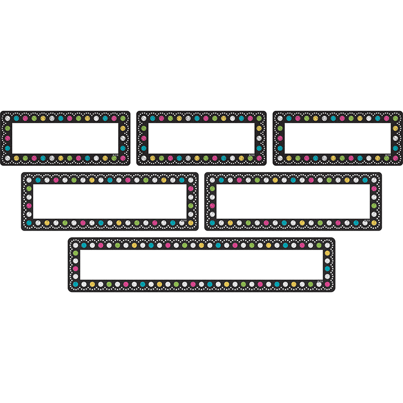 Chalkboard Brights Labels