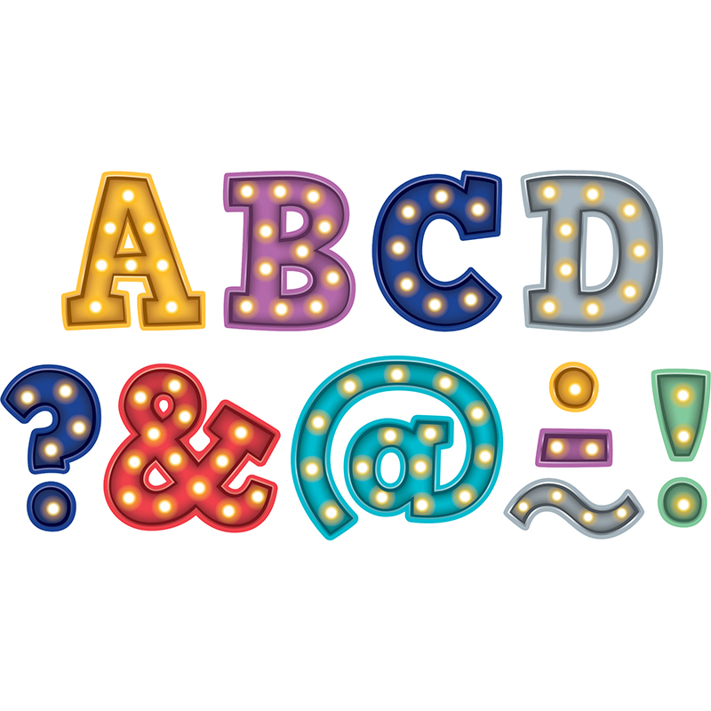 Letters Marquee Bold Block