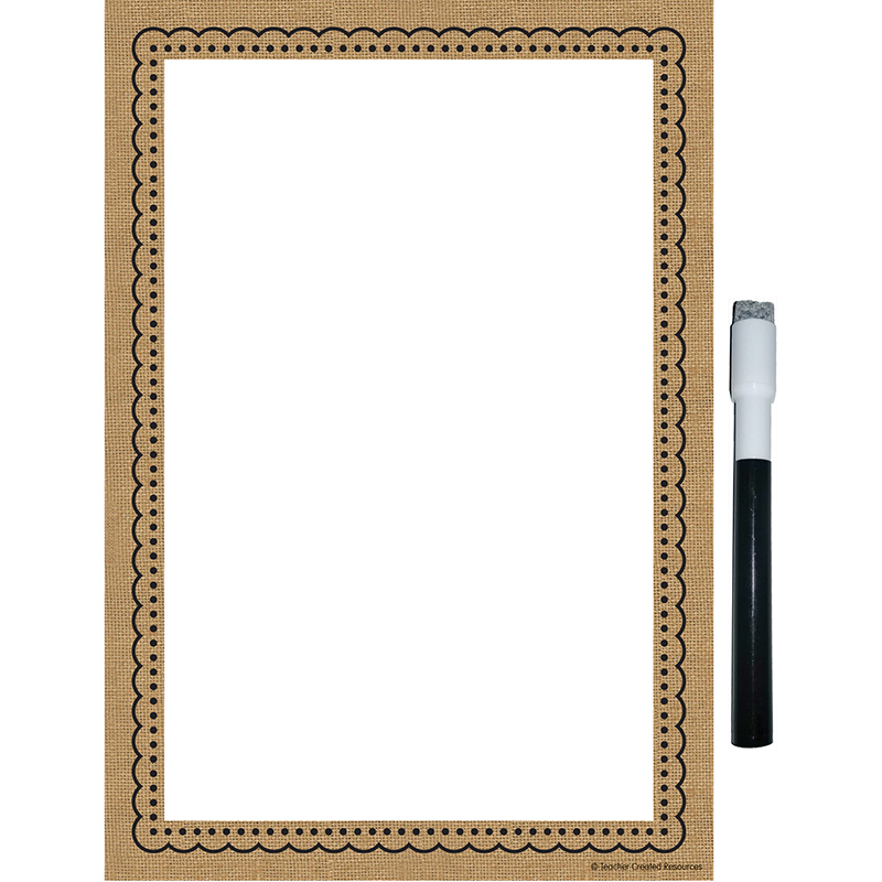 Clingy Thing Smll Note Sheet Burlap