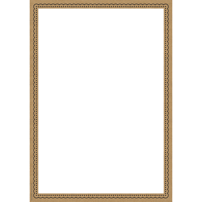 Clingy Thing Largenote Sheet Burlap