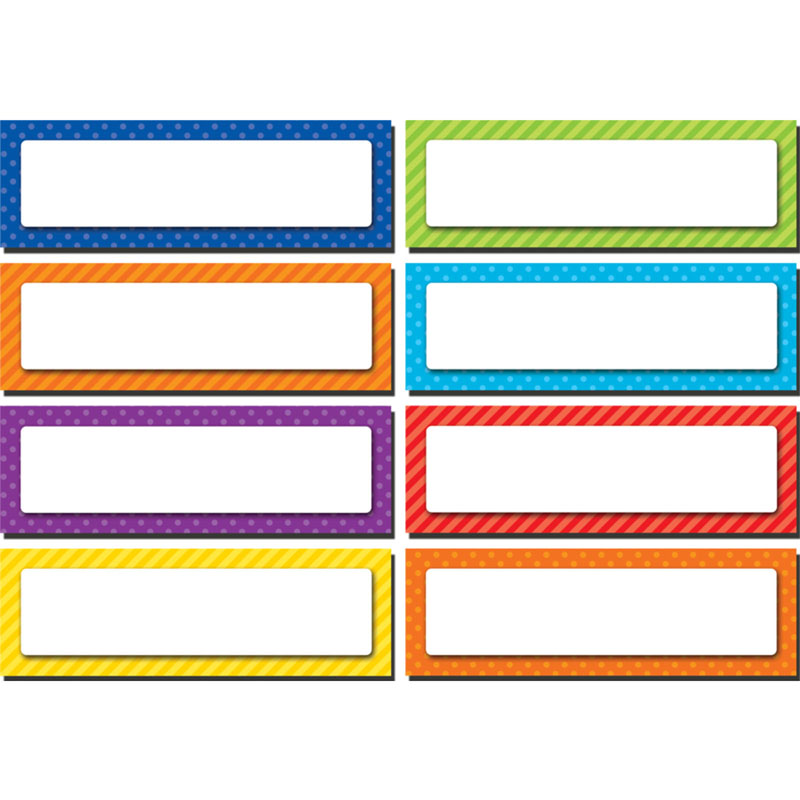 Playful Patterns Labels Accents