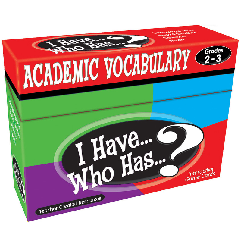 I Have Who Has Gr 2-3 Academic