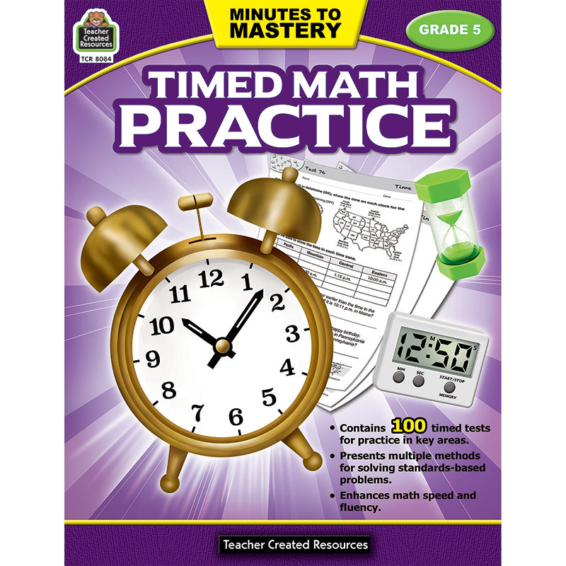 Minutes To Mastery Timed Math Gr 5