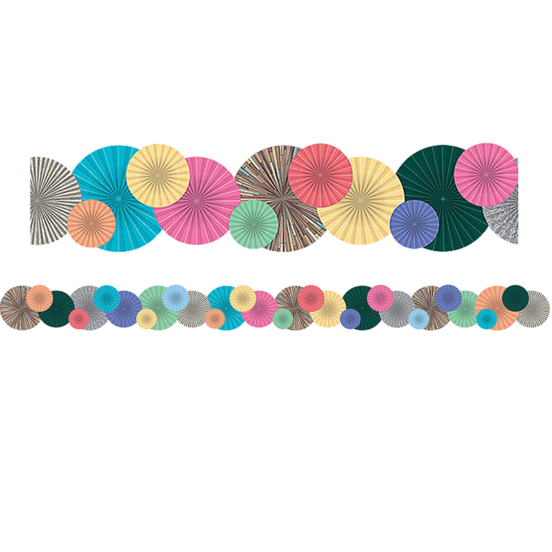 Fans Die-Cut Border Trim