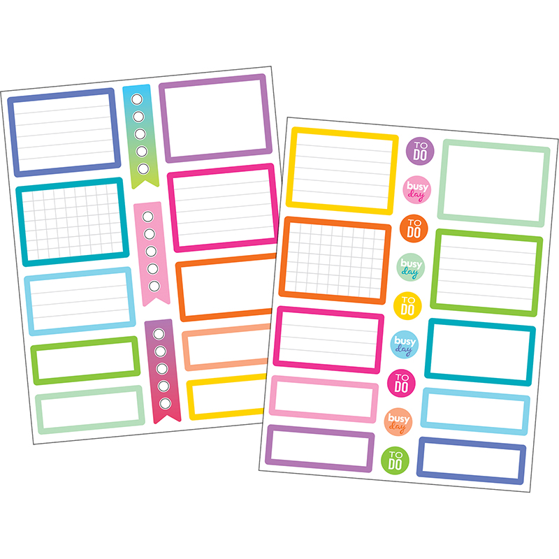 Colorful Labels Planner Stickers