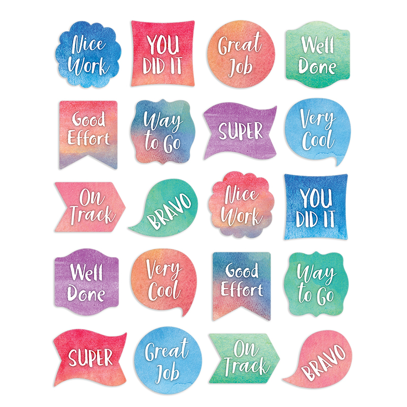 Watercolor Stickers