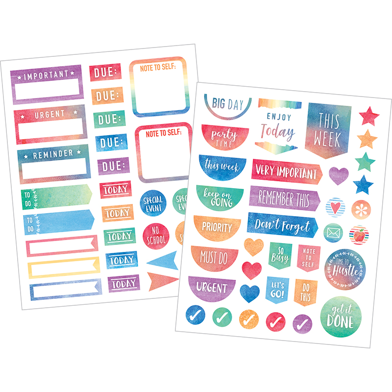 Watercolor Stickers