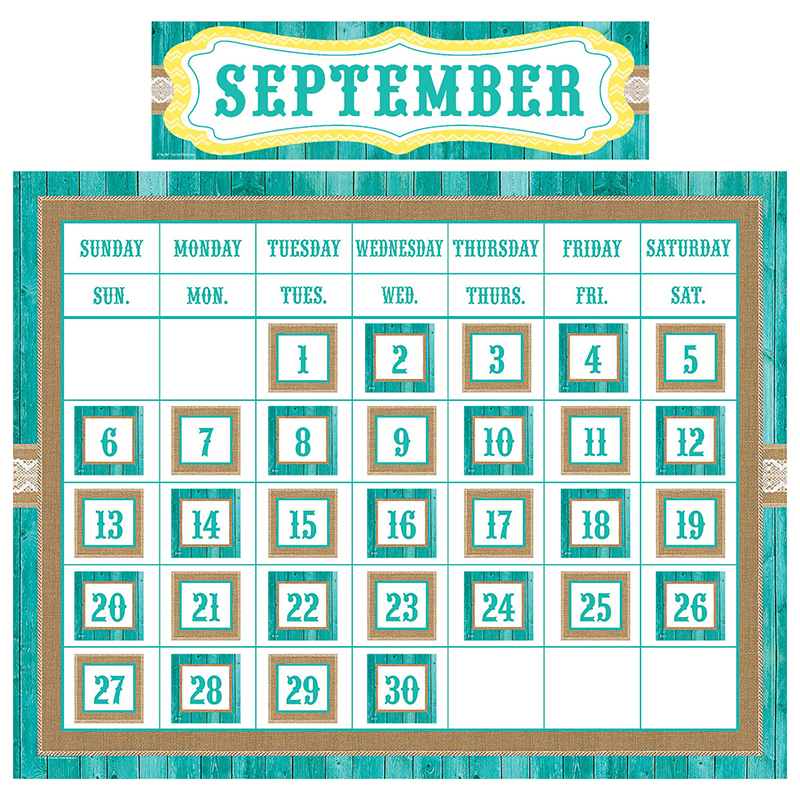 Shabby Chic Calendar Set