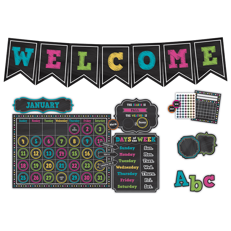 Chalkboard Brights Set