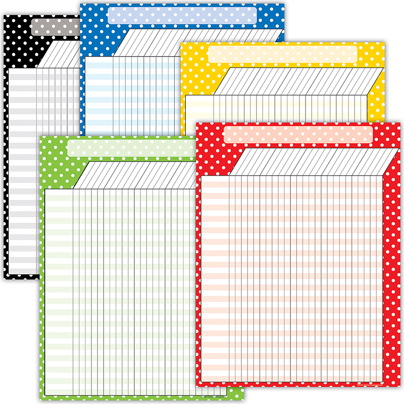 Polka Dot Charts Set 5 Charts