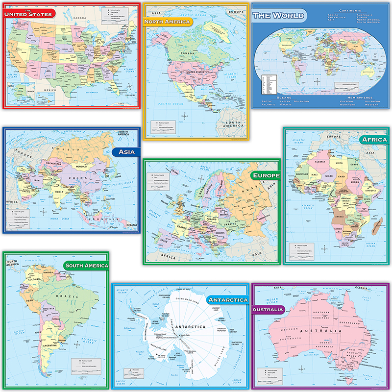 Map Charts Set 9 Charts