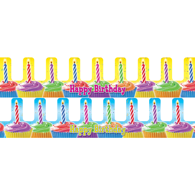 Birthday Cupcake Crowns 36/Pk